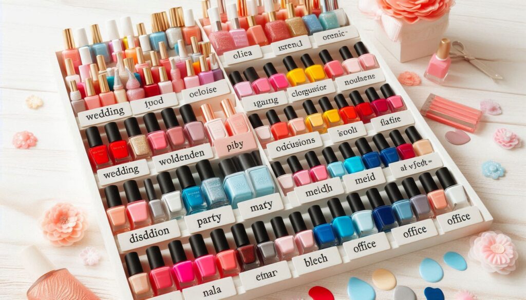 Esmaltes para diferentes ocasiones.