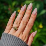 Uñas de gel perfectamente cuidadas.