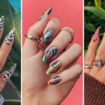 Diseño de uñas estilo tribal.