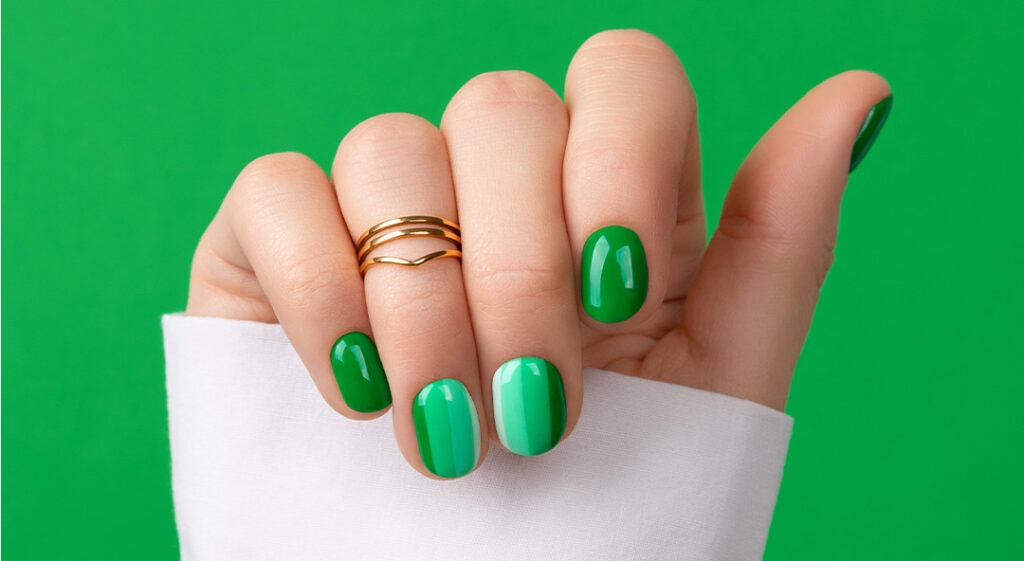 Diseños de uñas acrílicas para lucir en la playa o la piscina