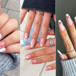 Diseños de uñas con detalles en encaje para un toque de elegancia