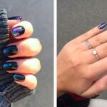 Diseños de uñas con efecto holográfico: brillo futurista