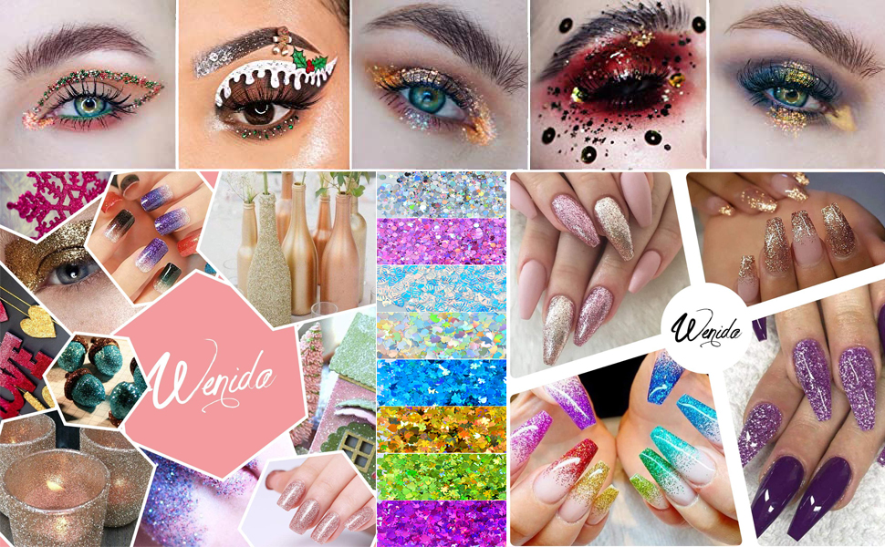 Diseños de uñas con glitter para deslumbrar en cualquier ocasión