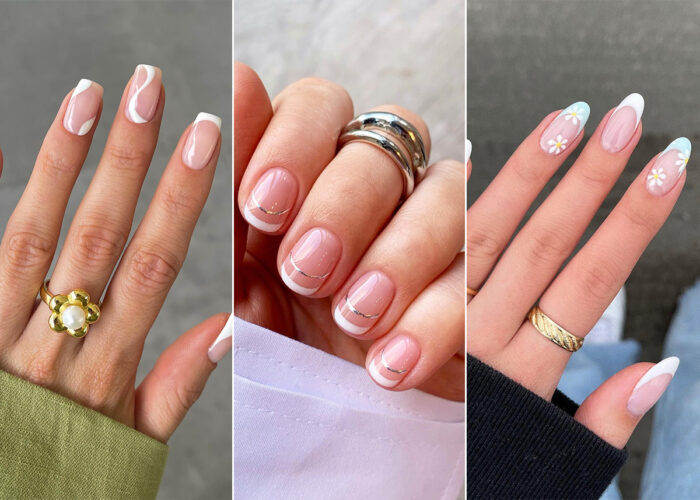 Diseños de uñas con patrones de rayas para un look moderno y sofisticado