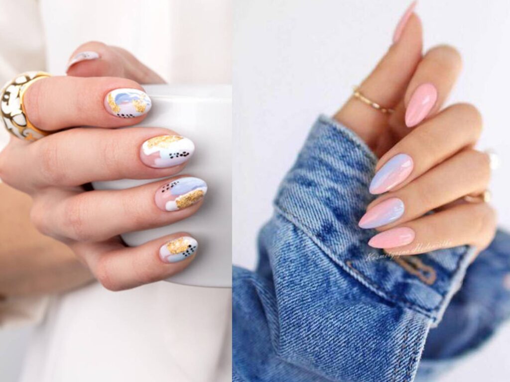 Efecto lunares en uñas: diseños delicados y femeninos