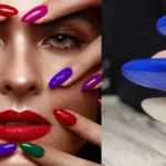 Efecto mármol de colores en uñas: un toque vibrante en tu manicura