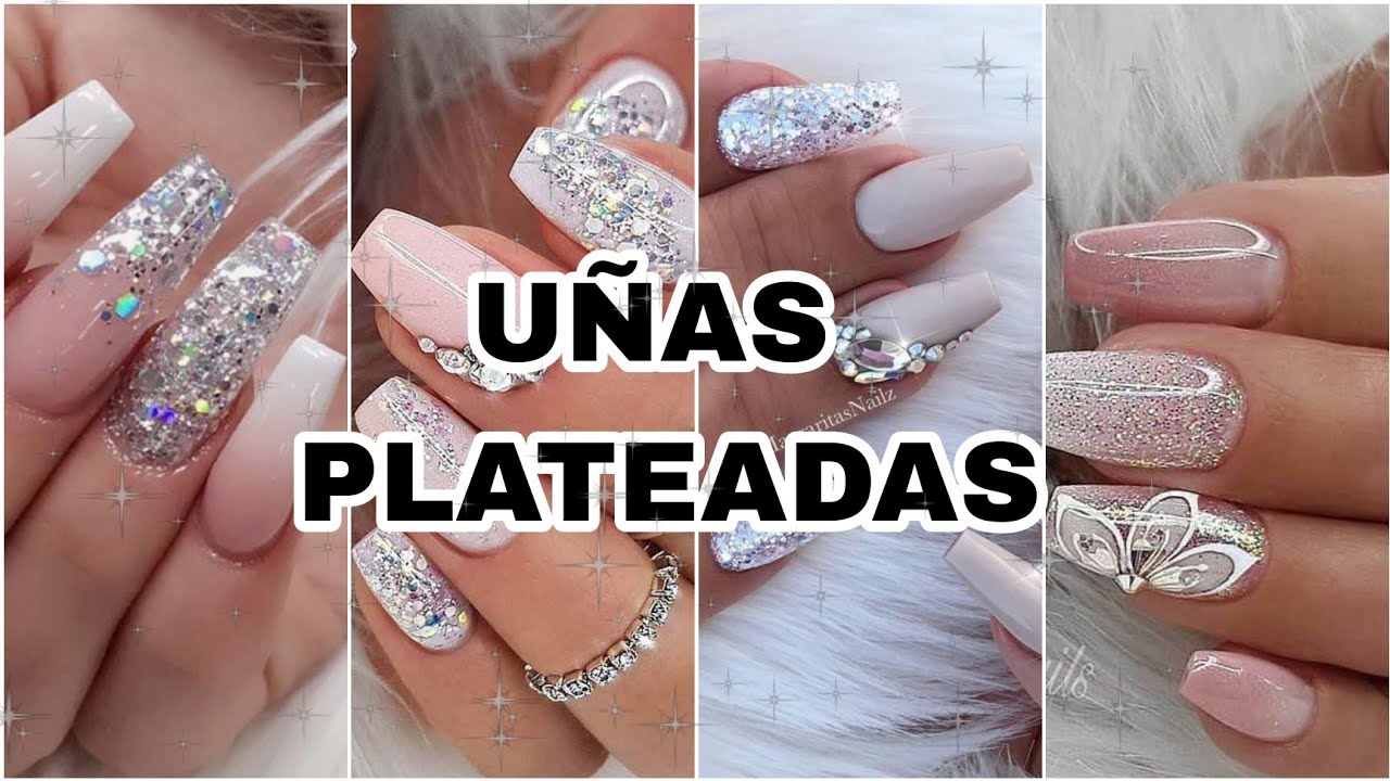 Ideas de diseños de uñas para las amantes del glitter