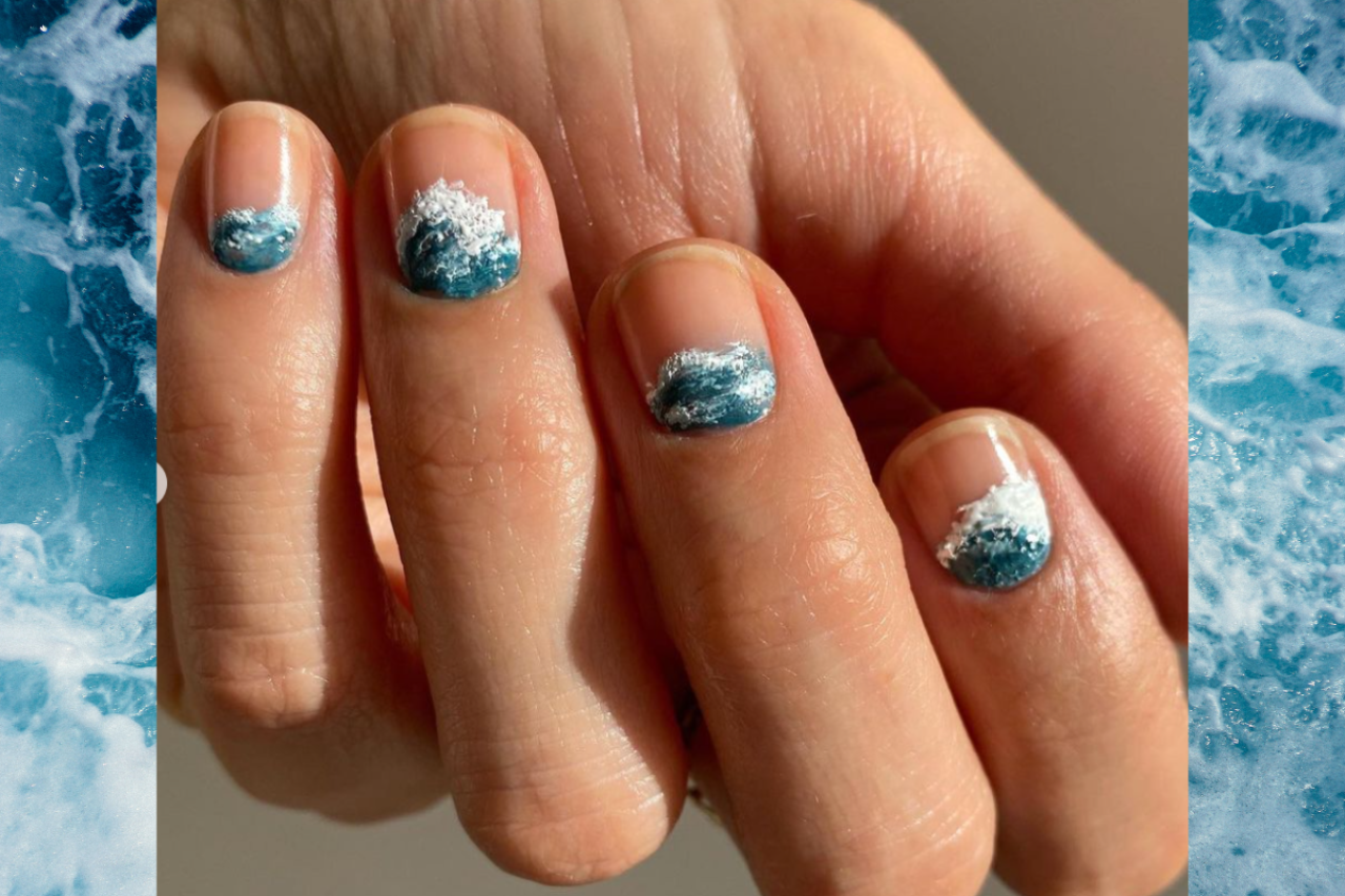 Ideas de nail art en tonos tierra y naturales