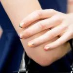 Ideas de nail art en uñas largas con efecto mármol