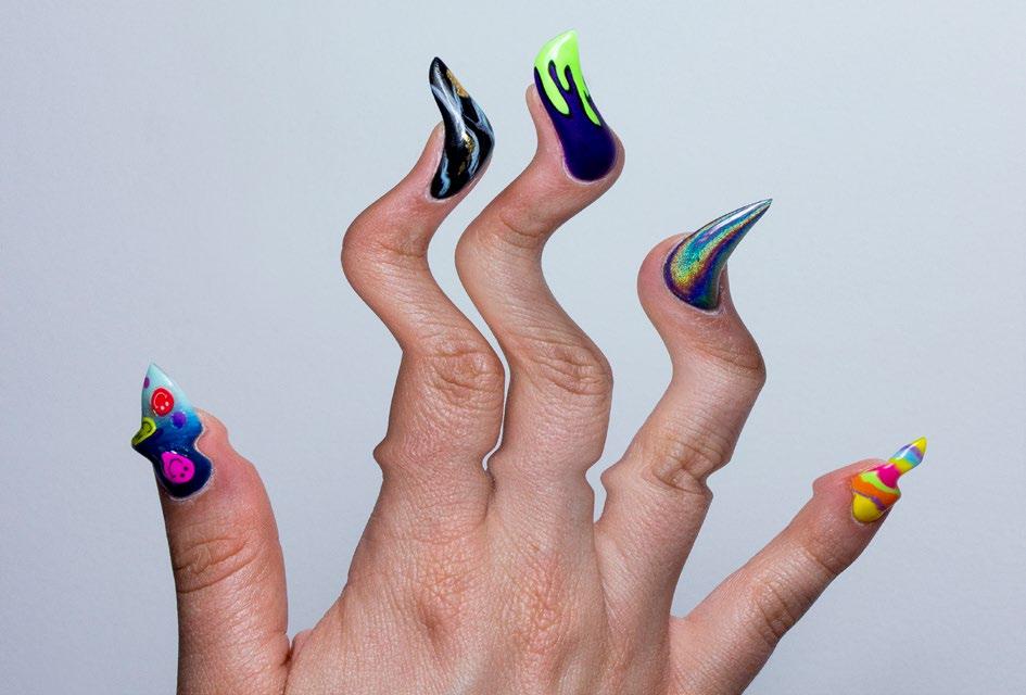 Ideas de nail art inspiradas en la música y el arte urbano