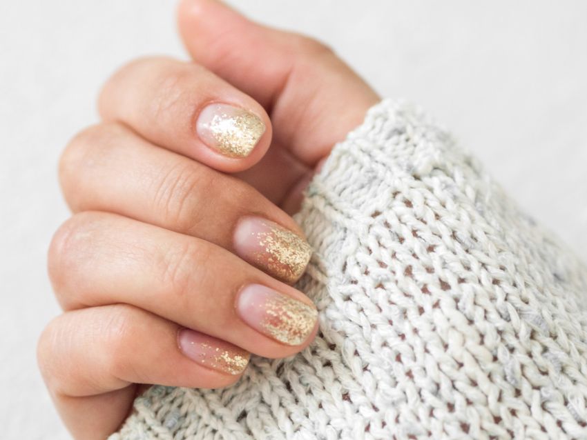 Ideas de nail art utilizando esmaltes con glitter