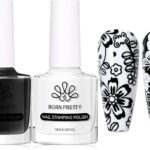 Inspiración de diseños de uñas cortas con estampados y patrones