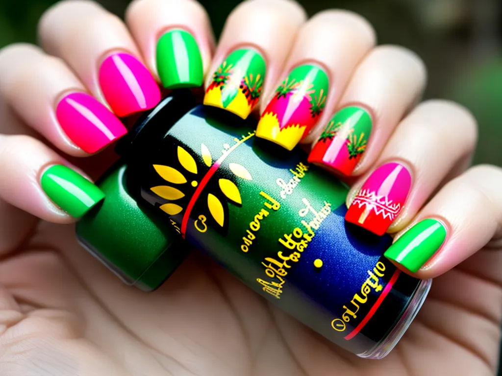 Inspiración de estampados de uñas con temáticas festivas