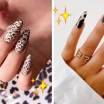 Inspiración de nail art con diseños animal print
