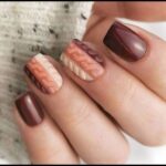 Inspiración de nail art con texturas