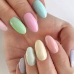 Inspírate con estos diseños de uñas geométricas