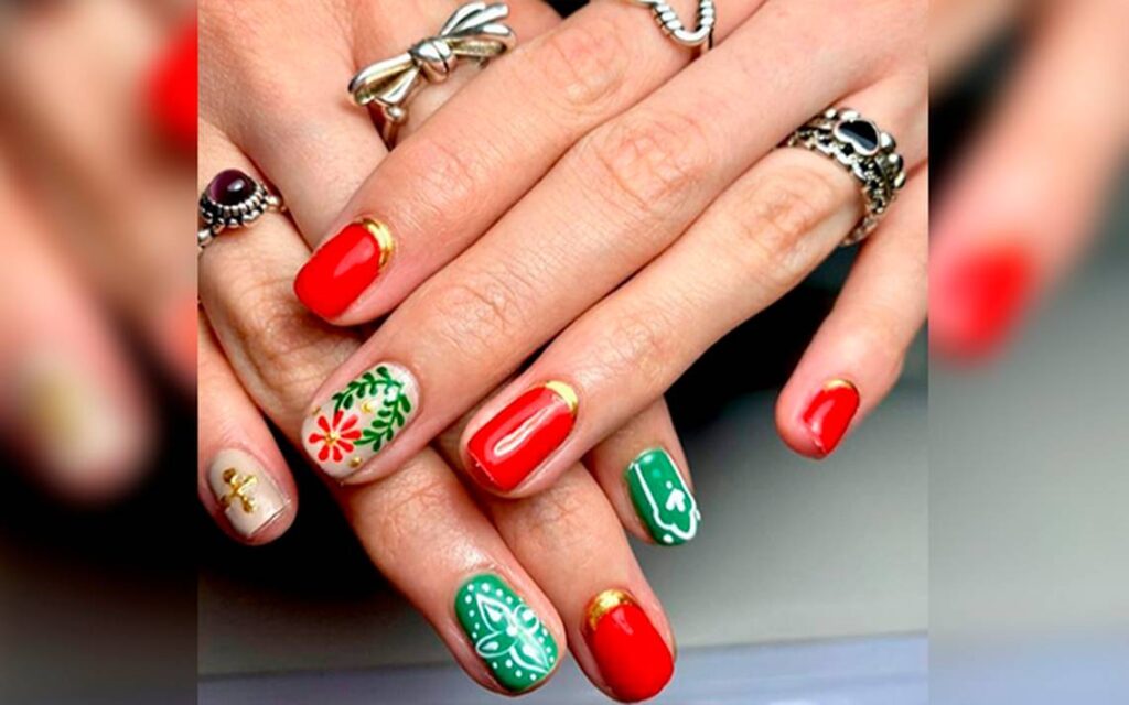 Nail art inspirado en la belleza de las piedras preciosas