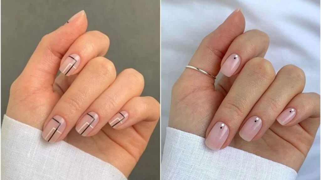Nail art minimalista: diseños simples pero elegantes