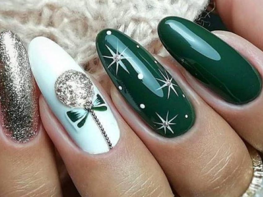 Nail art navideño para lucir en las fiestas