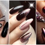 Tendencias de nail art con glitter y brillo