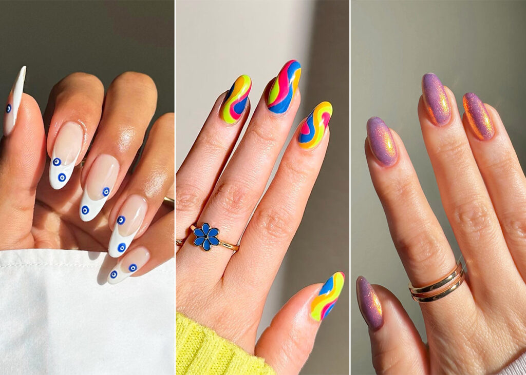 Tendencias de nail art en uñas acrílicas para esta temporada