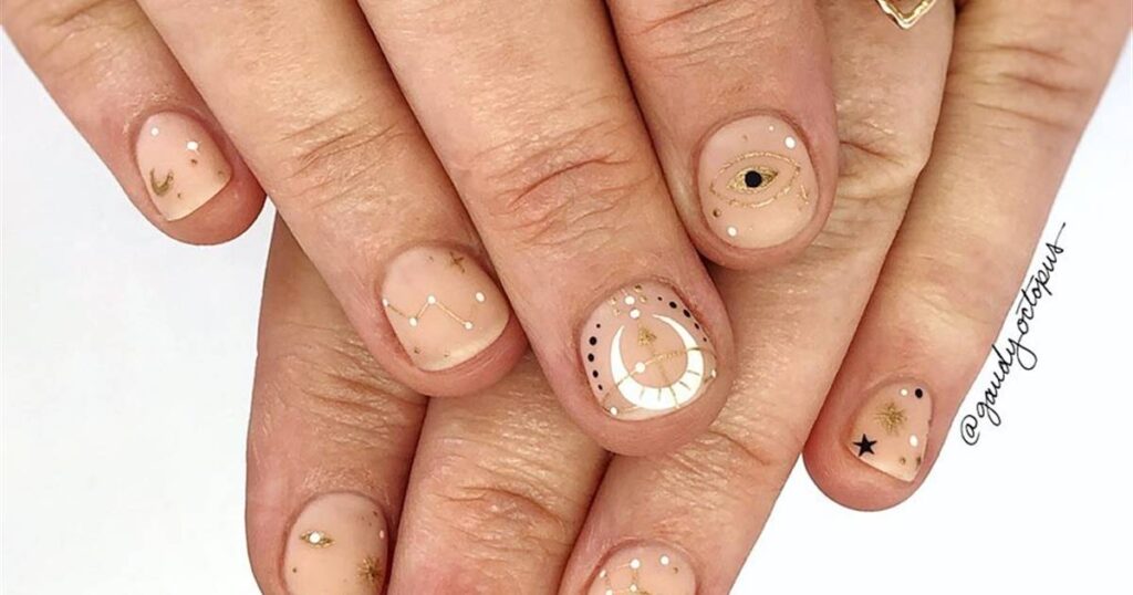 Tendencias en nail art con diseños abstractos