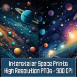 Uñas acrílicas inspiradas en el espacio: diseños cósmicos y futuristas